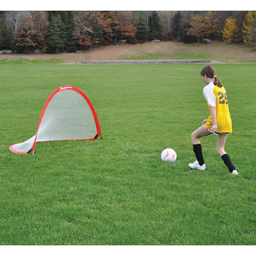 Soccer Pop-Up Trainers with Bag (4 ft.W x 2-1/2 ft.H x 2-1/2 ft.D) (Red)